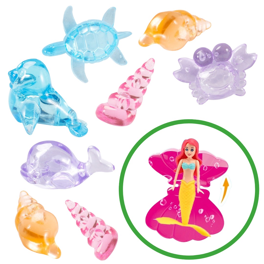 Pietre prețioase comoară de sirenă SHELLY (8 pcs)