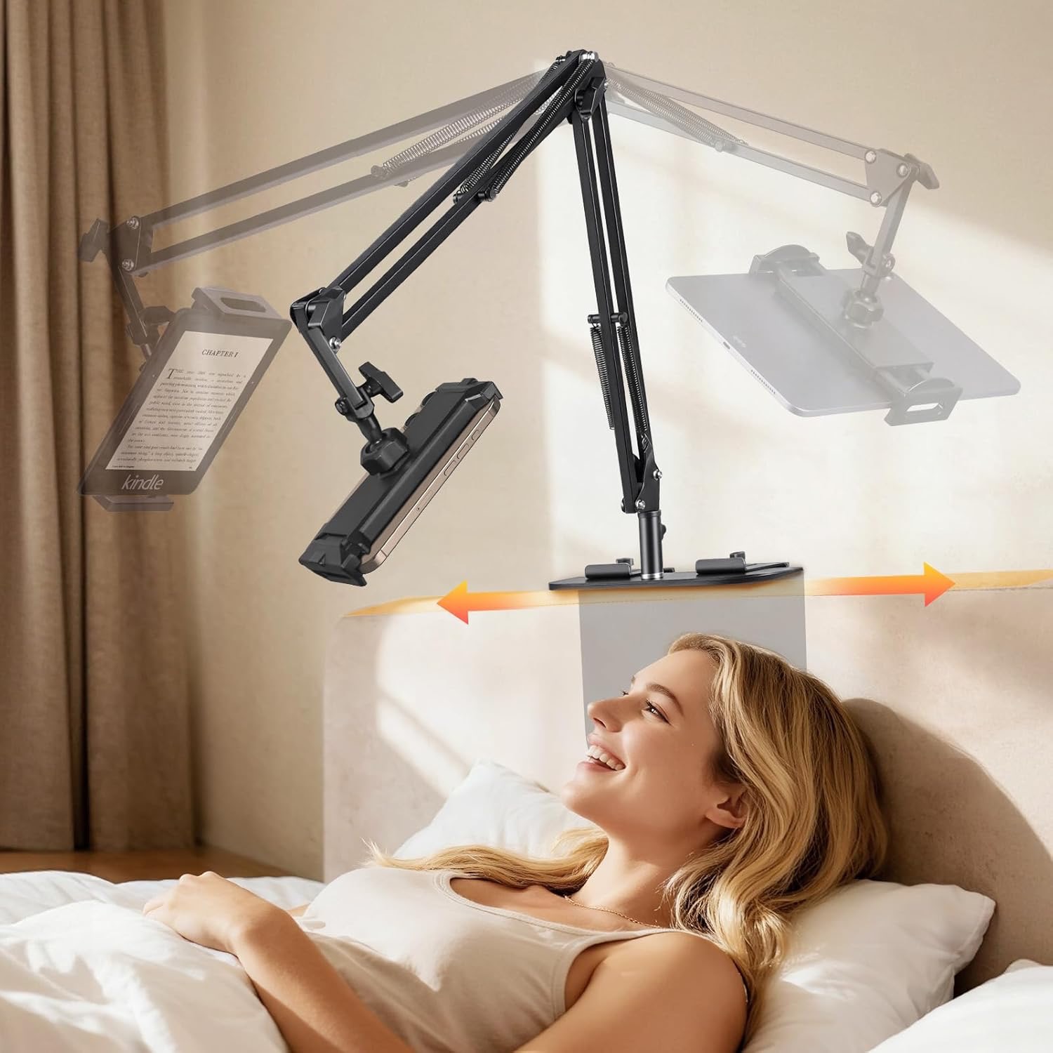 Suport reglabil pentru telefon pentru pat BEDMOUNT